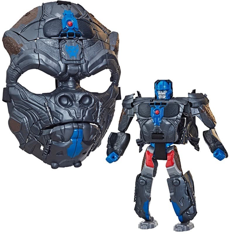 Transformers Rise Of the Beasts 2 In 1 Mask Optimus Primal Mask To Figure thumbnail 5