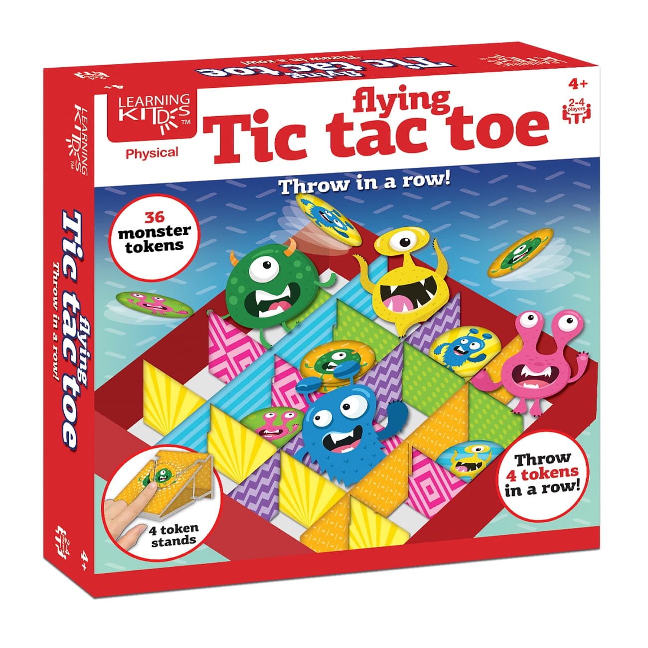 Learning Kitds Flying tic tac toe