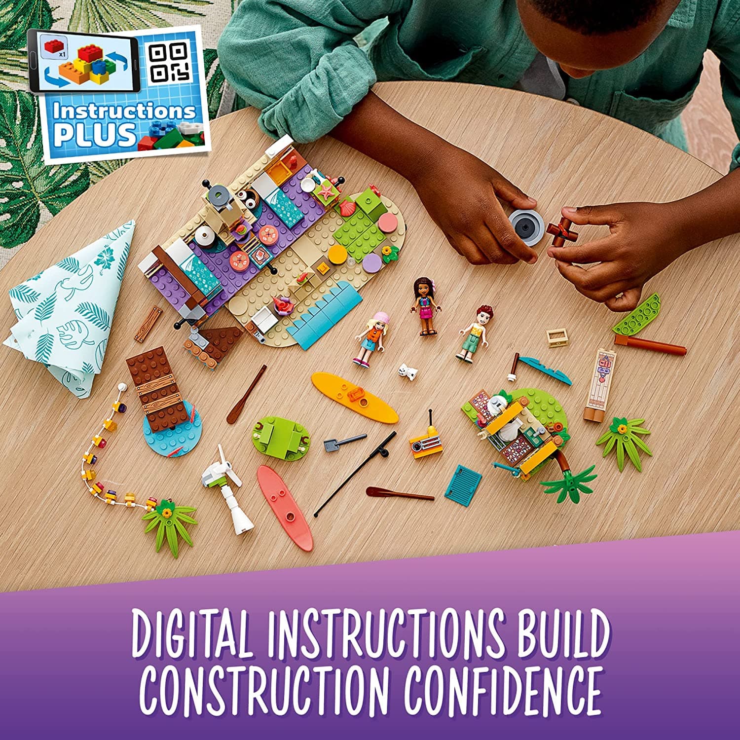 LEGO Friends Beach Glamping Building Kit thumbnail 2