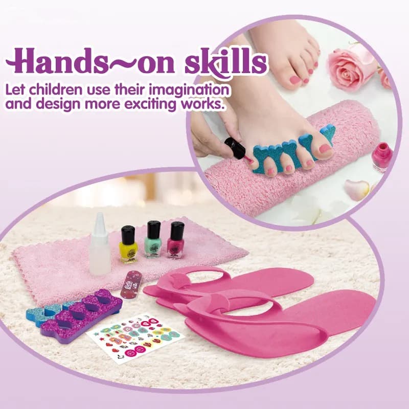 Water Beads Spray Foot Tub Pedicure Set For Kids thumbnail 2