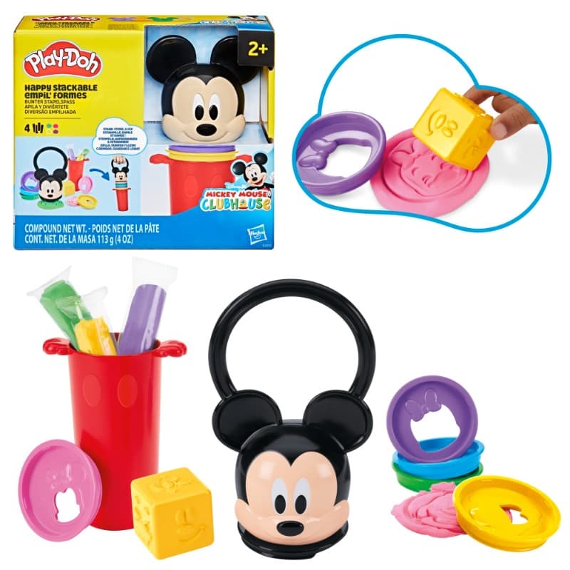 Play-Doh Disney Junior Happy Stackable Toy Set thumbnail 2