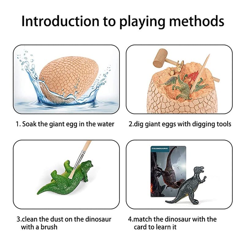 Giant Dinosaur Egg Mining Kit thumbnail 2