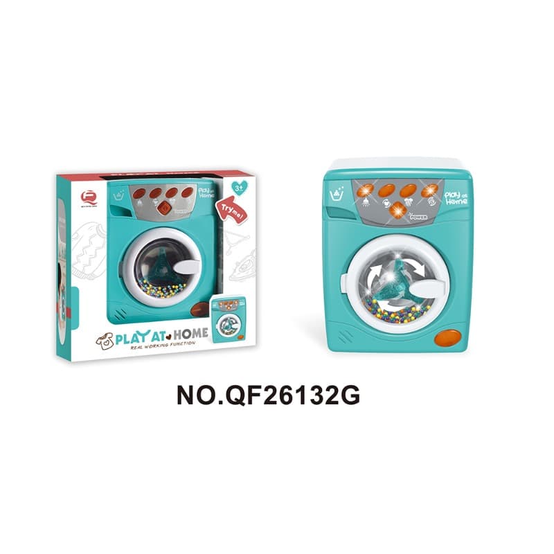 Light Up Washing Machine Play Set -Green thumbnail 3
