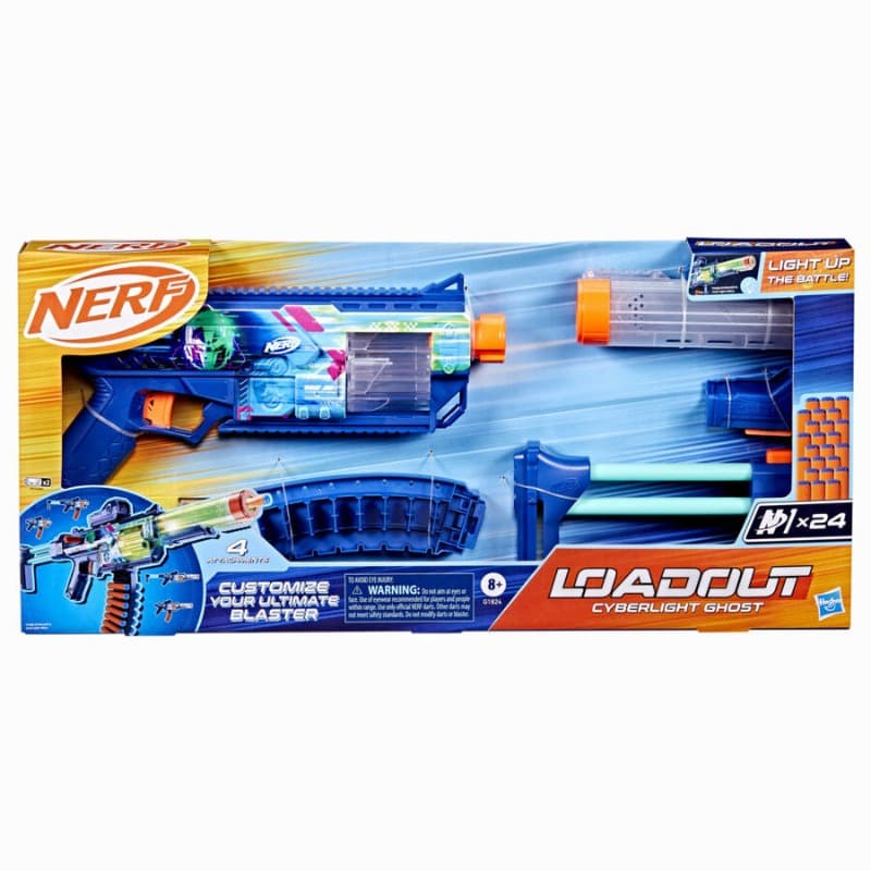 Nerf Loadout Cyberlight Ghost Gun For Kids thumbnail 2
