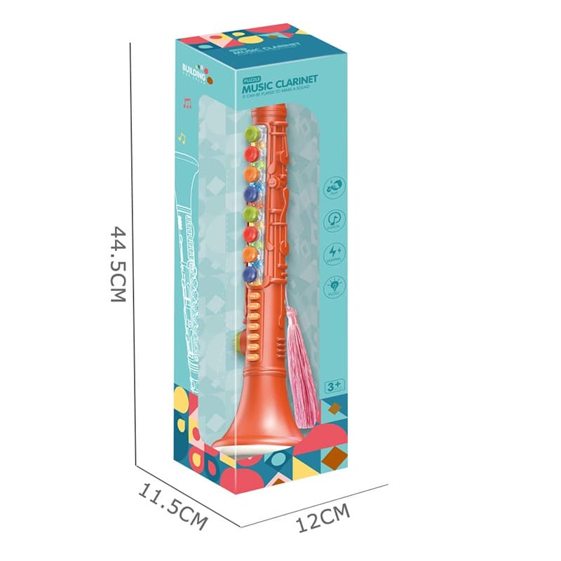 Musical Electronic Clarinet Instrument Blue thumbnail 3