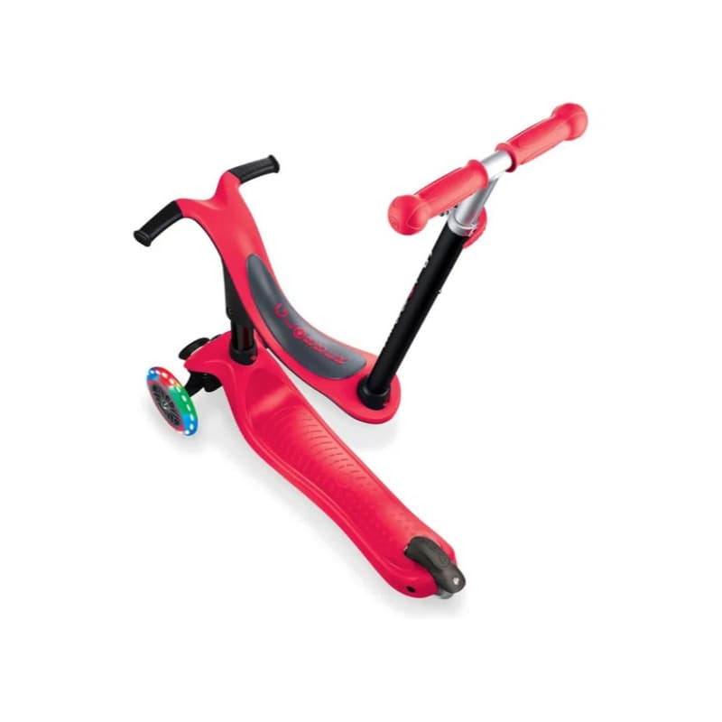 Globber Go up Sporty Lights Scooter Red
