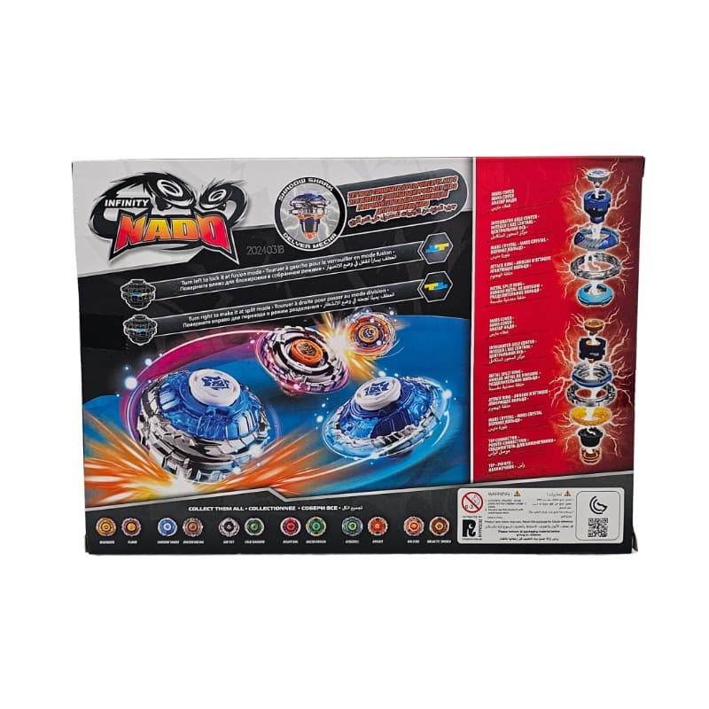 Infinity Nado Spinning Athletic Series Launcher Set - Super Whisker thumbnail 4