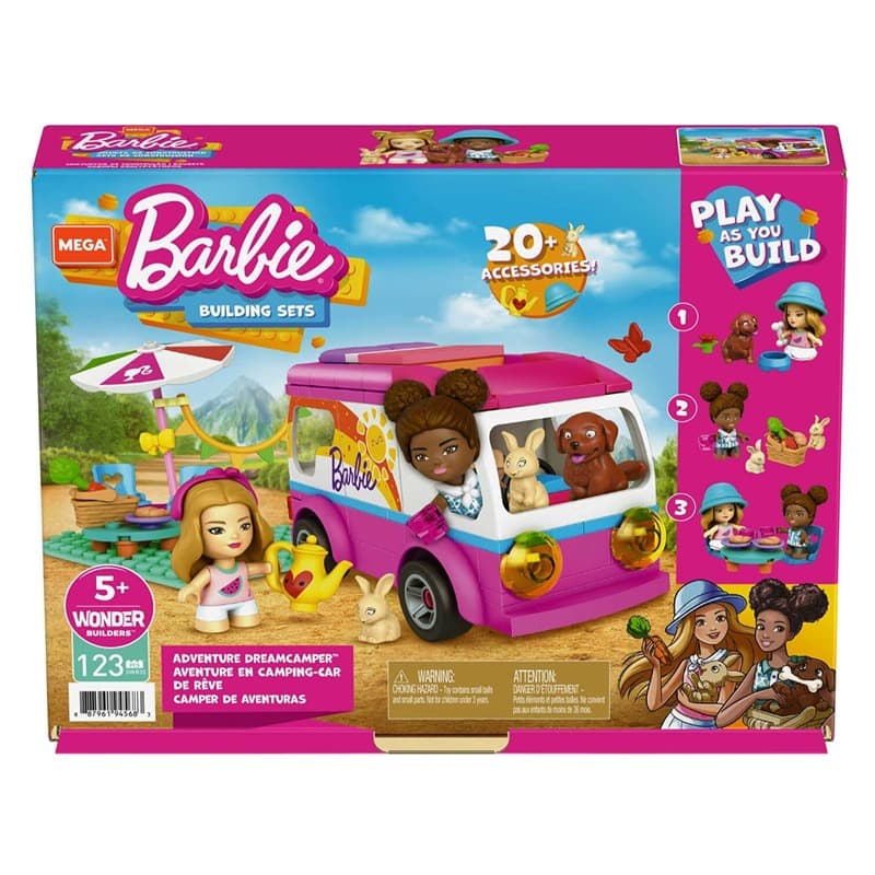 Barbie Adventure Dream Camper Building Set - 123 Pcs