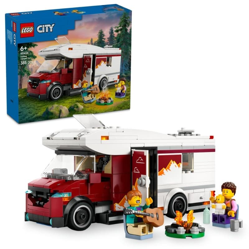 Lego City Holiday Adventure Camper Van Toy Vehicle Set 60454
