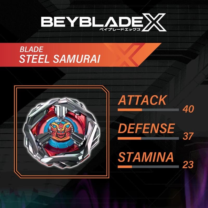 Beyblade X Steel Samurai 4-80T Booster Pack Set thumbnail 4