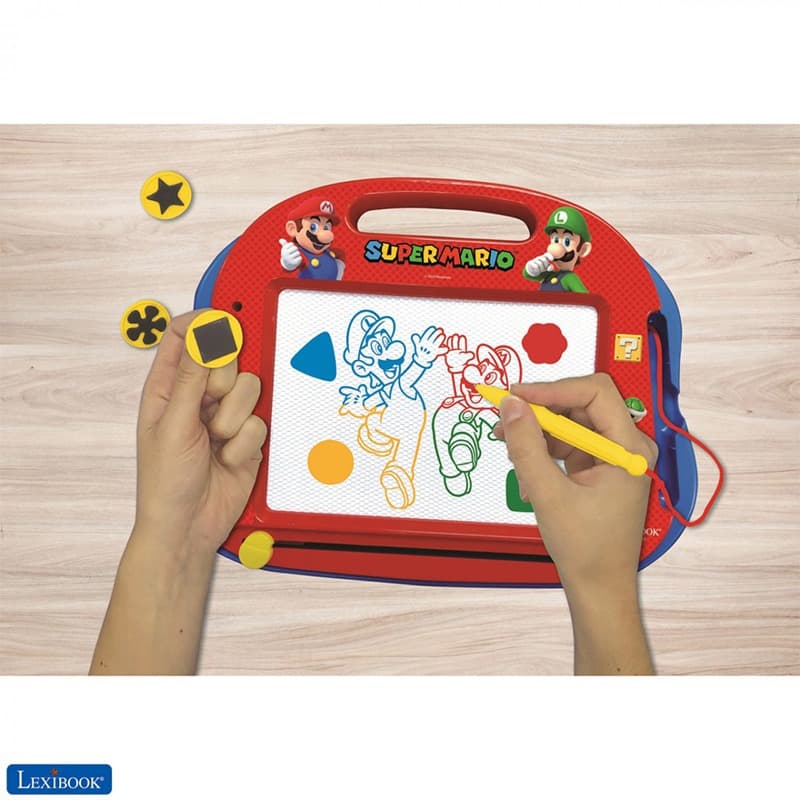 Lexibook - Magic Magnetic Nintendo Super Mario Drawing Board thumbnail 3