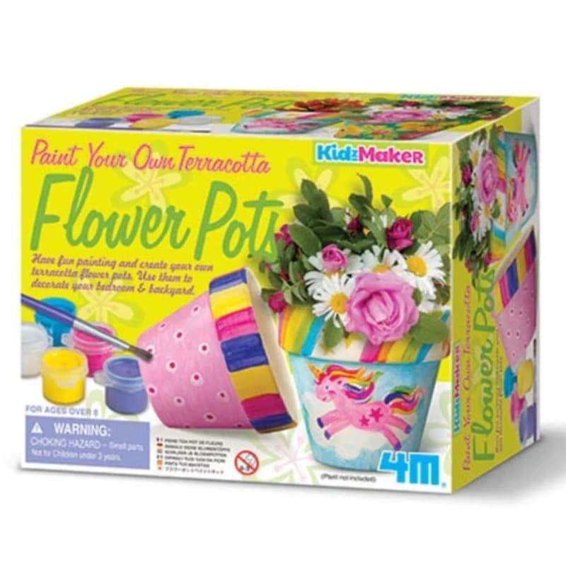 4M Paint Your Own Terracotta Flower Pots