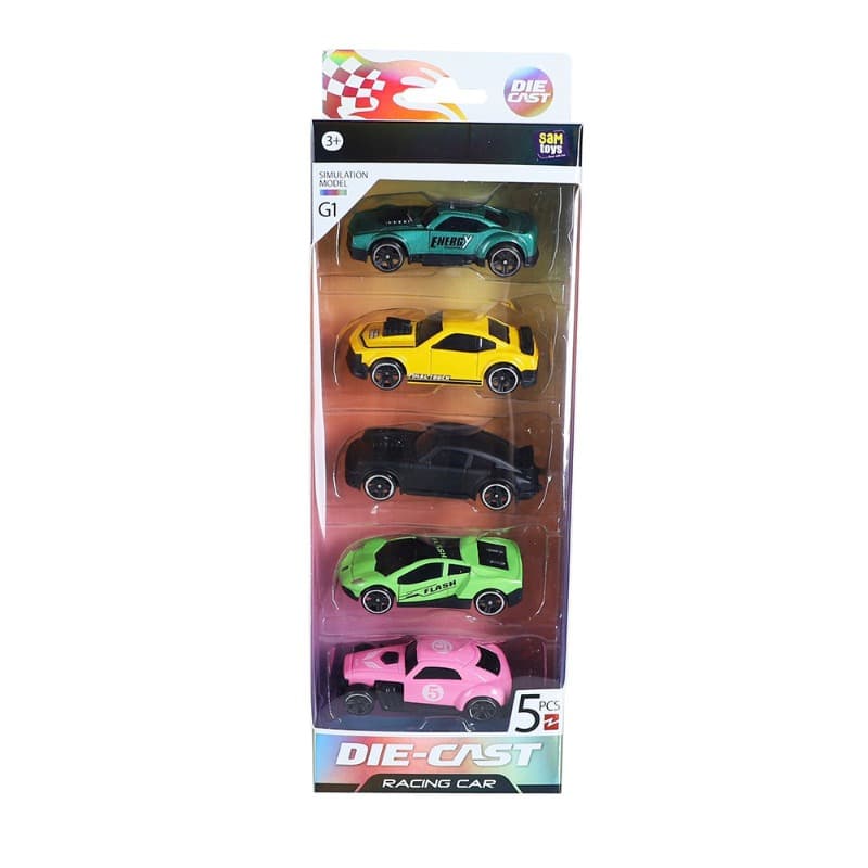 SAM Toys - DIE CAST CAR 5 PCS Set thumbnail 2