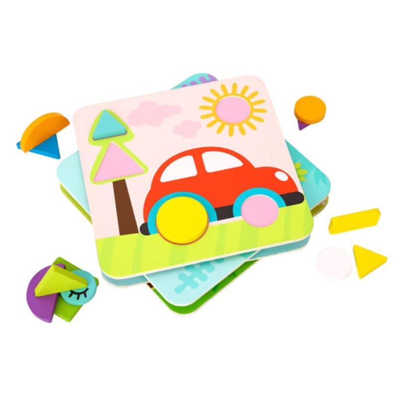 Tooky Toy - 4 In 1 Shape Puzzles thumbnail 3