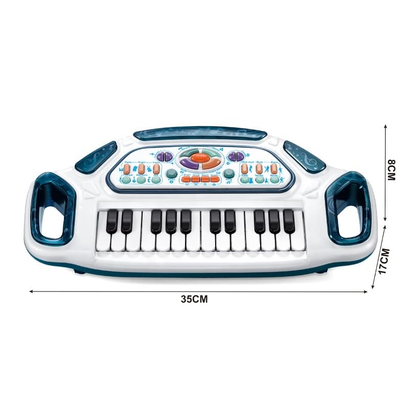 Educational Music Piano - Blue