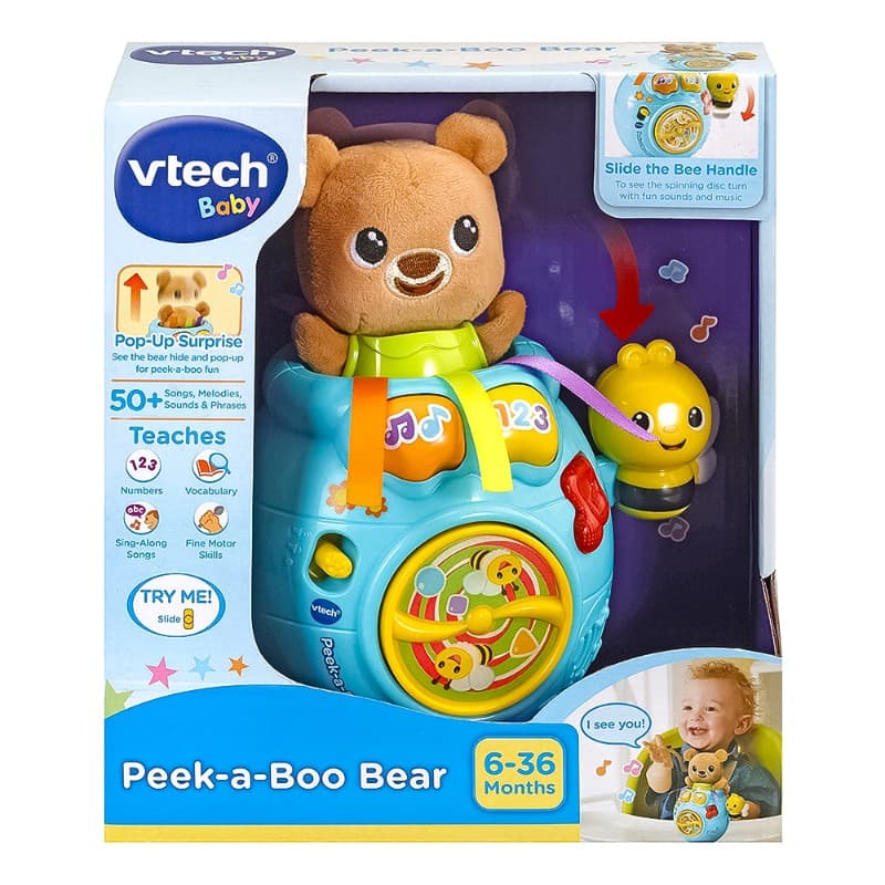 Vtech Baby Peek a Boo Bear In a Honey Pot