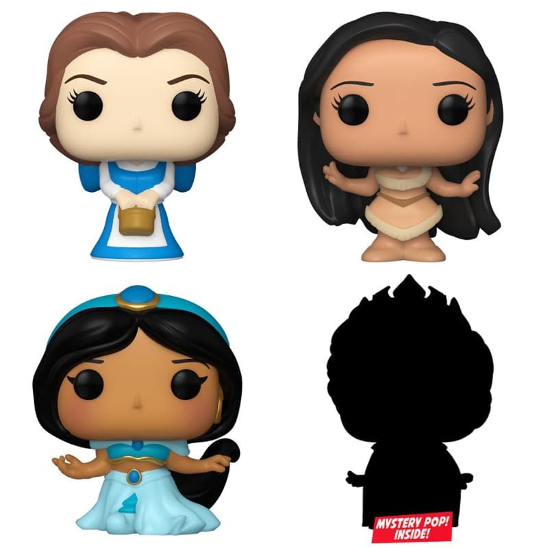 Funko Bitty Pop Disney Princess Belle - 4 Pack thumbnail 2
