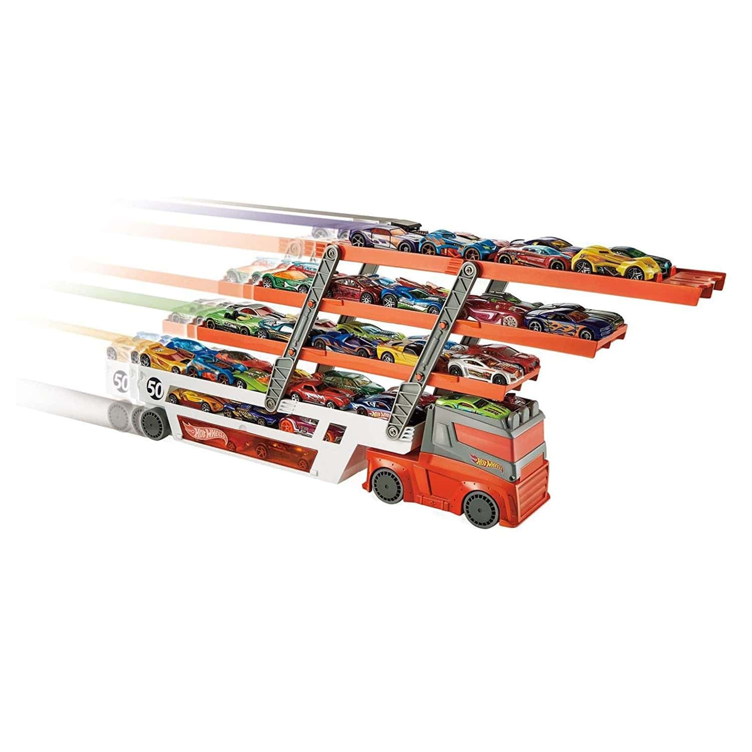 Hot Wheels Mega Hauler 6 Expandable Levels thumbnail 3
