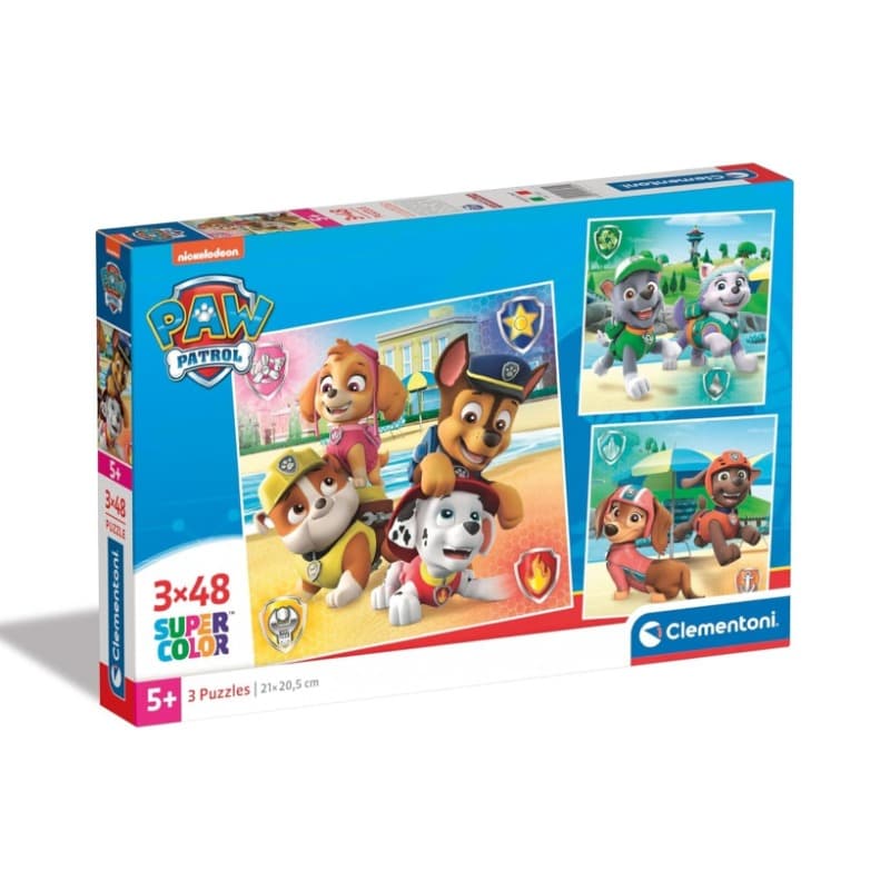 Clementoni Square Raw Patrol Puzzle 3X48 Pcs