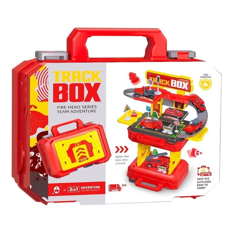 Buy 1 Get 1 Engineering Parking Lot Playset + Fire Parking Lot Playset thumbnail 2