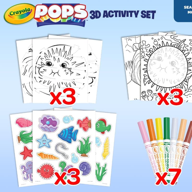Crayola Pops Set - Sea thumbnail 3