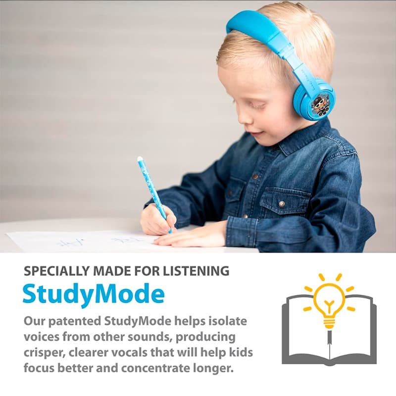 BuddyPhones Explore Kids Wireless Headphones - Blue thumbnail 3