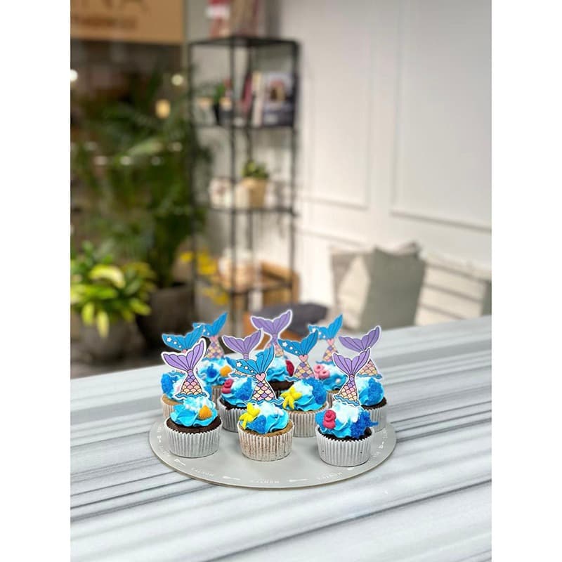 Monty s Mermaid Cupcakes 10 Pcs