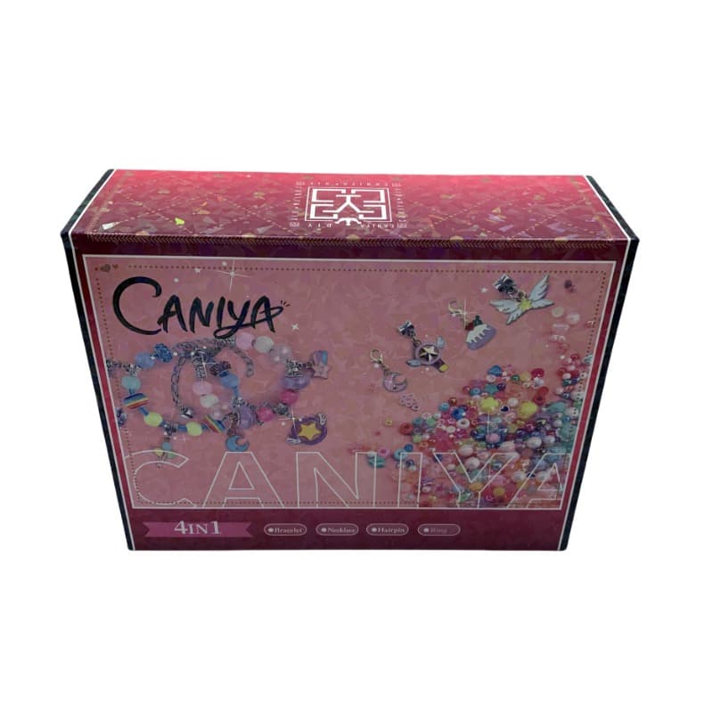 CANIYA 4 in 1 DIY Beads Jewelry Making Kit with Book Shaped Case thumbnail 3