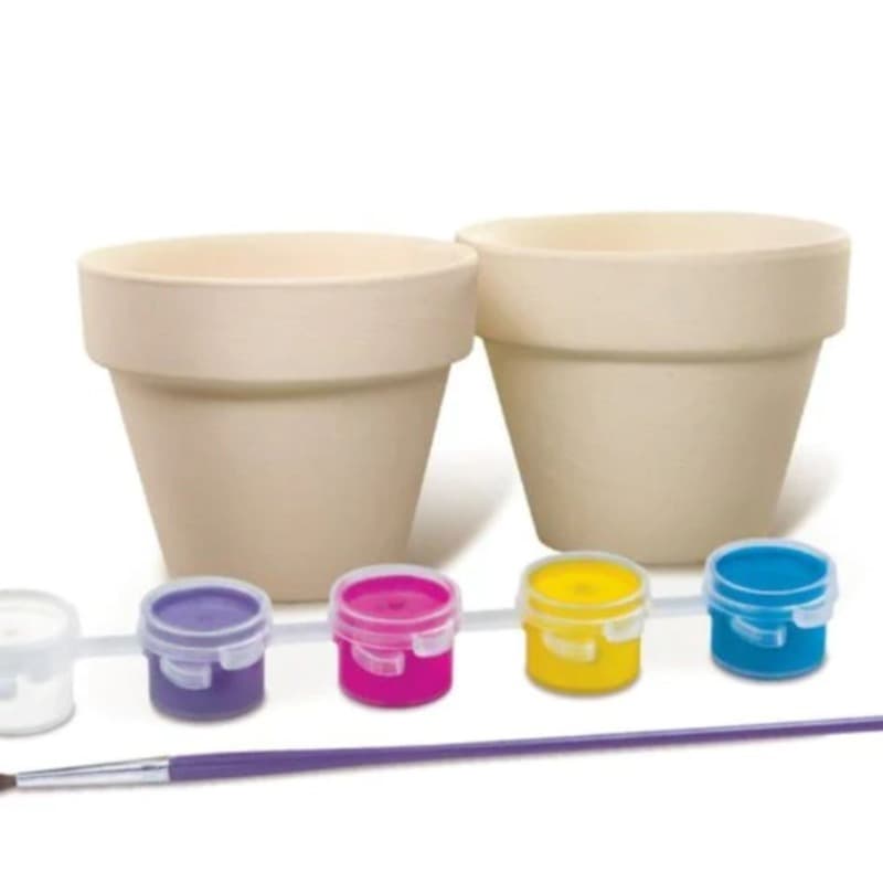 4M Paint Your Own Terracotta Flower Pots thumbnail 3