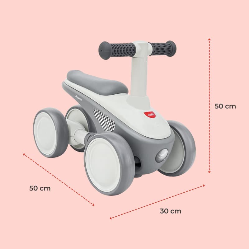 Moon Dasher Kids Balance Bike - Grey thumbnail 5