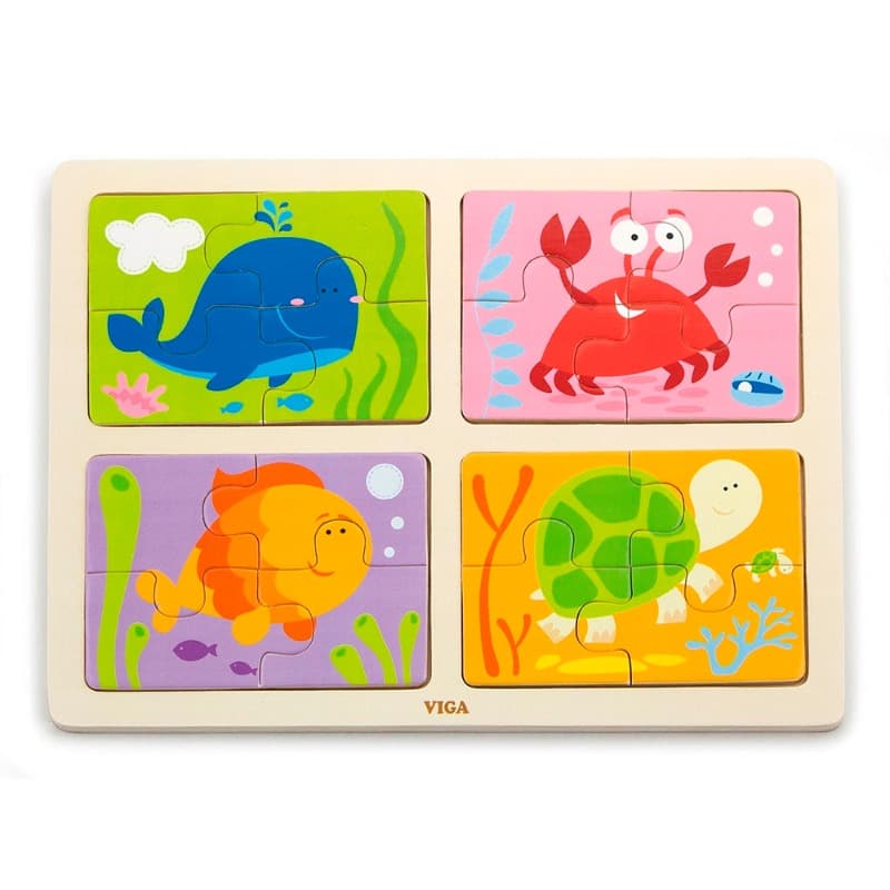 VIGA 4 Puzzles in 1- Sea thumbnail 3