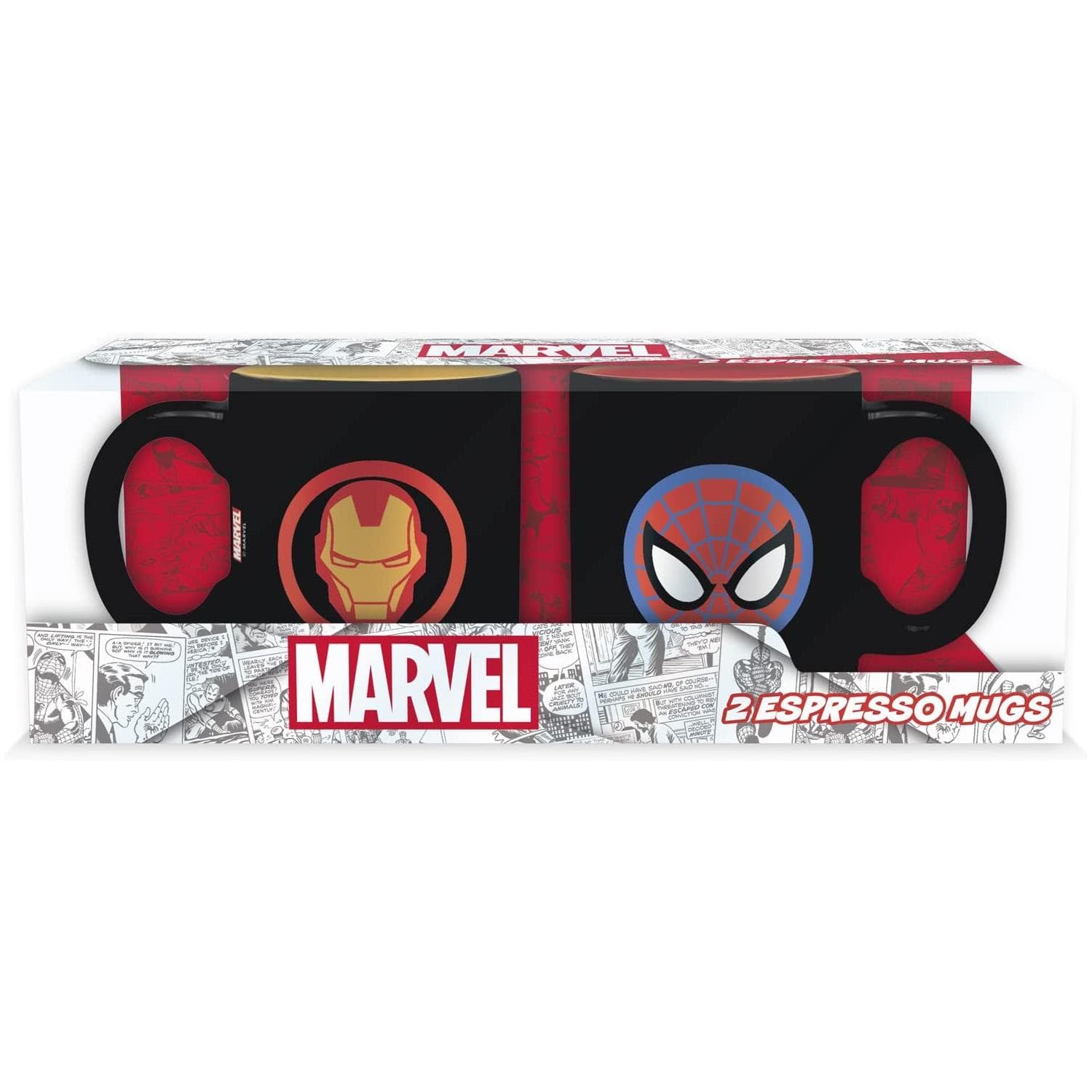 Aby Espresso Set Marvel Iron Man And Spiderman thumbnail 2
