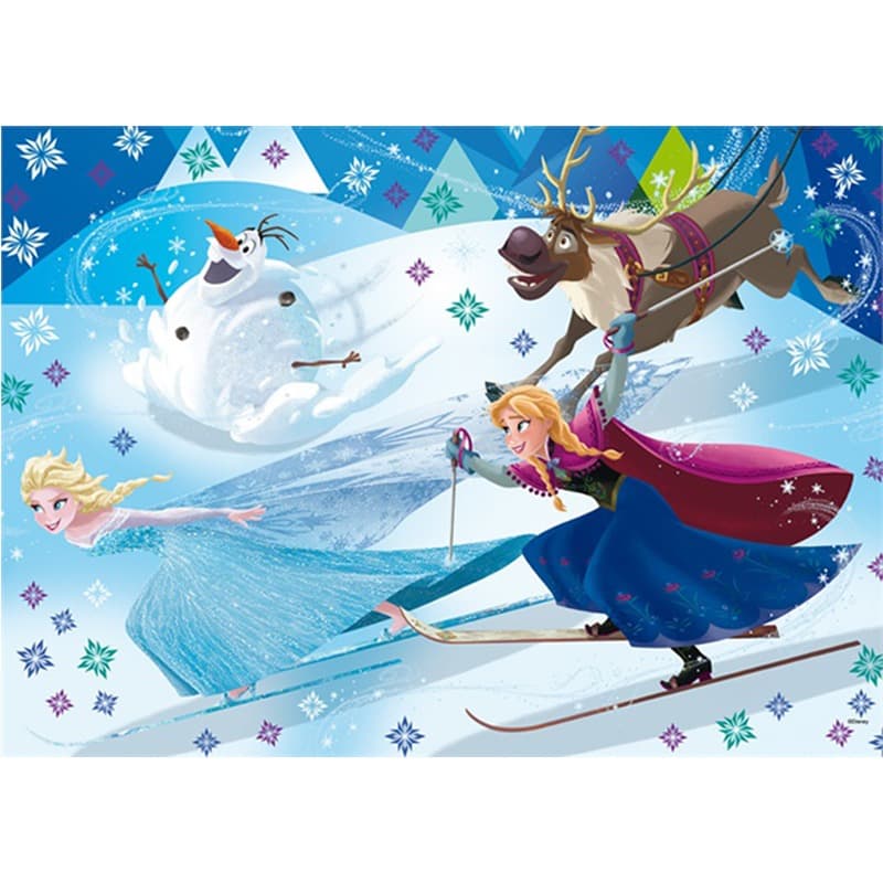 Lisciani - Puzzle Double Face Supermaxi 108 Frozen thumbnail 3