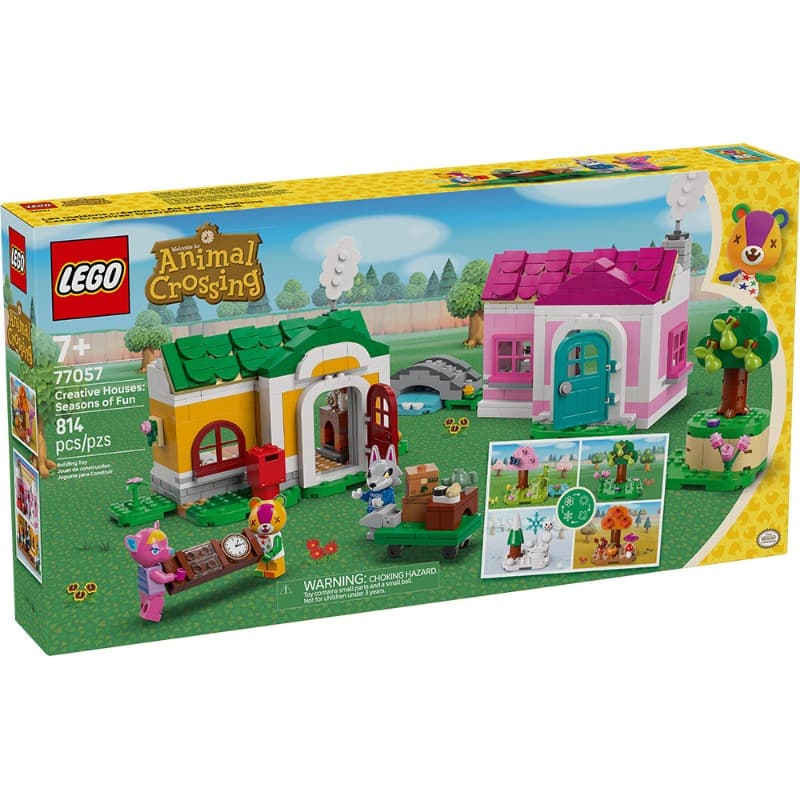 LEGO Animal Crossing Creative Houses: Seasons of Fun Building Set