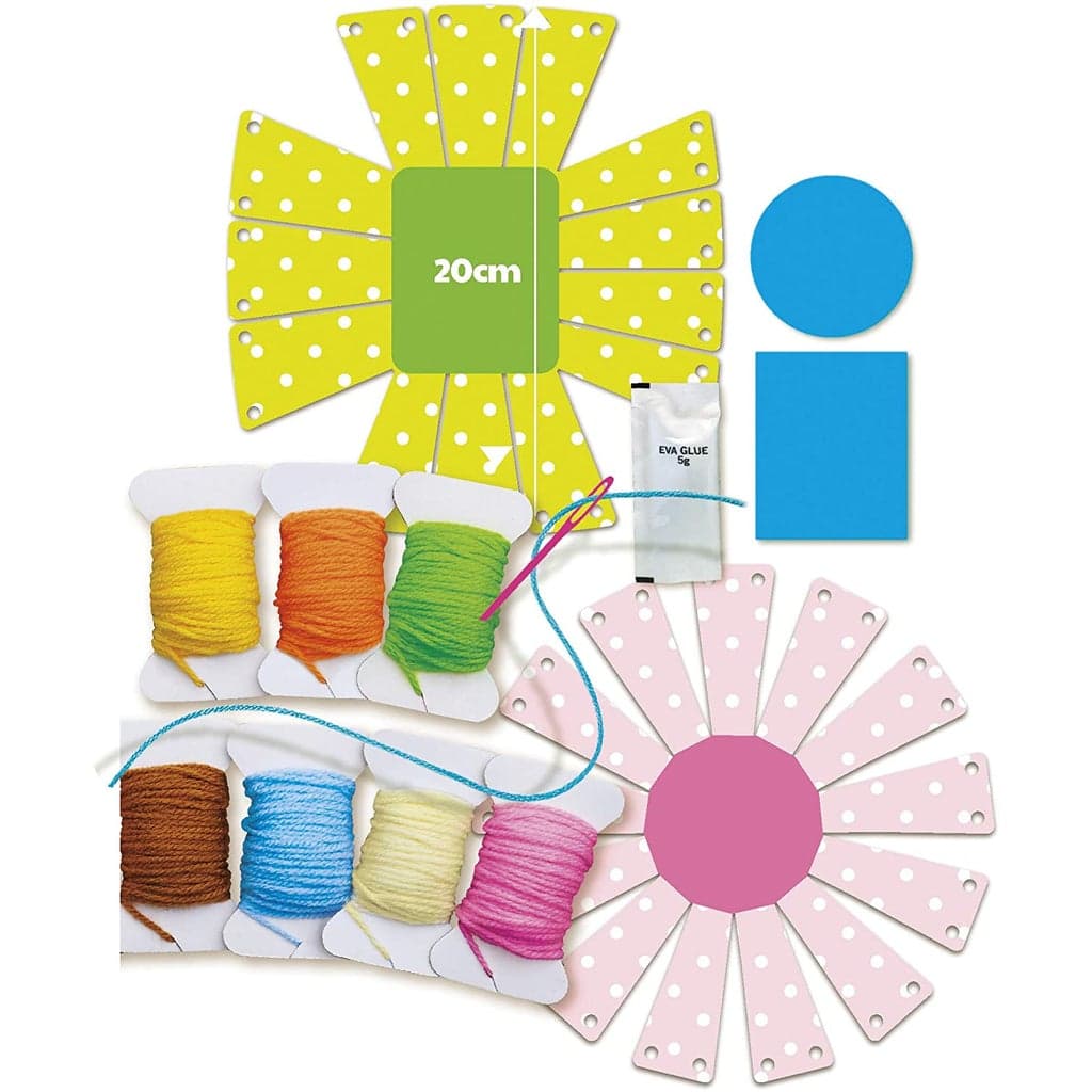 4M Kidz Maker Yarn Basket Weaving Art thumbnail 2