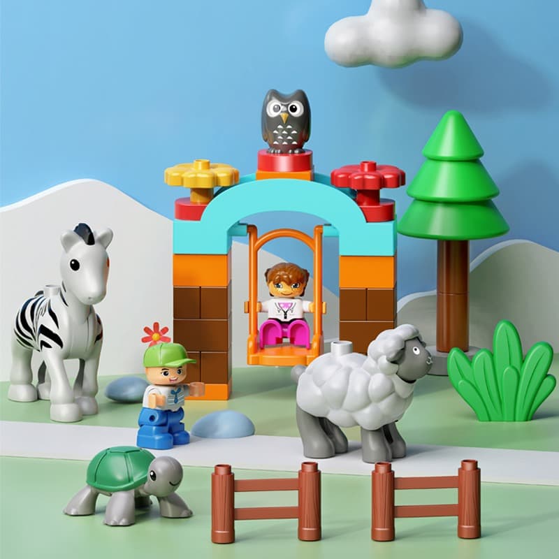Feelo Amazing Animal Journey | 186-Piece Building Blocks Set thumbnail 4
