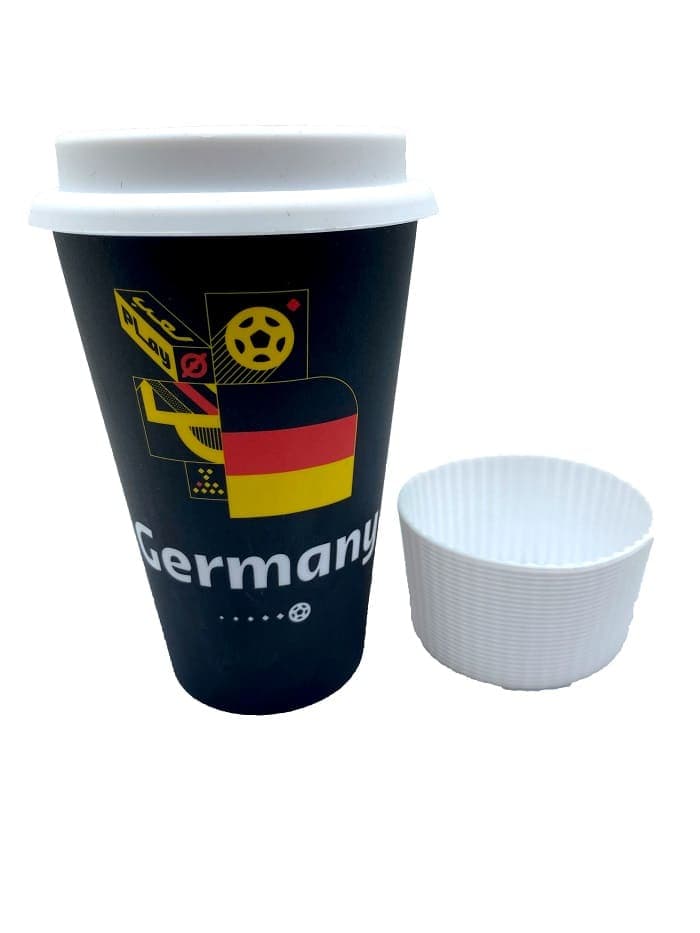 FIFA 2022 Mug with Silicone Lid & Sleeve - Germany