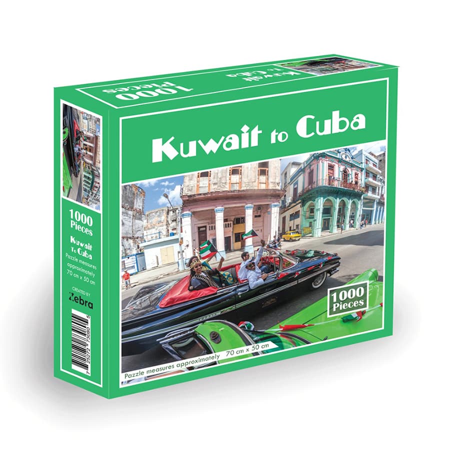 Kuwait To Cuba Puzzle 1000 Pieces