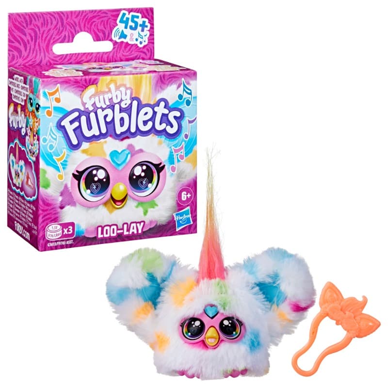 Furby Furblets Loo-Lay Mini Friend Figure - 2.5 Inch thumbnail 2