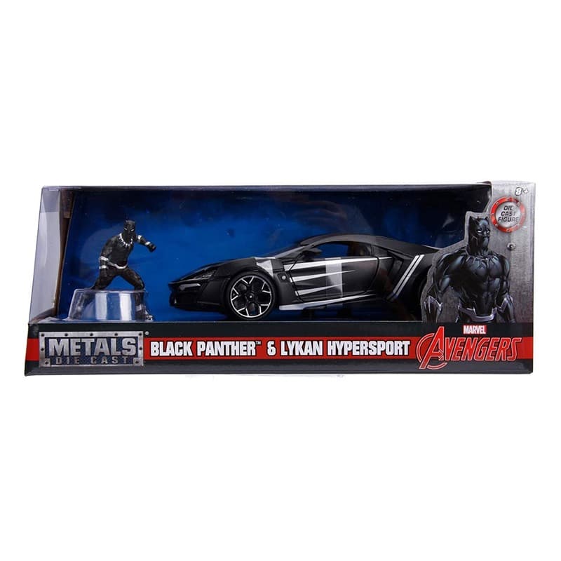 Marvel Avengers Lykan Hypersport With Black Panther Figure