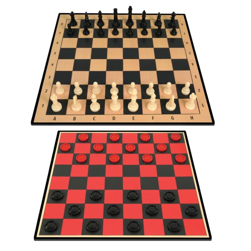 Merchant Ambassador Classic Games 2-in-1 Chess and Checkers Assorted thumbnail 2