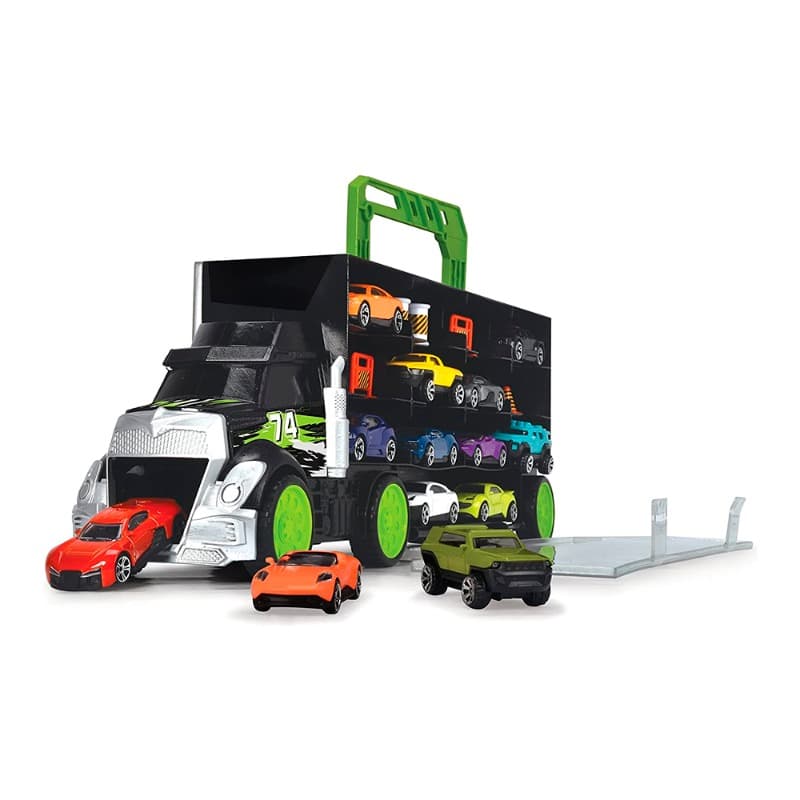 Dickie Transporter And Store Truck Set thumbnail 2