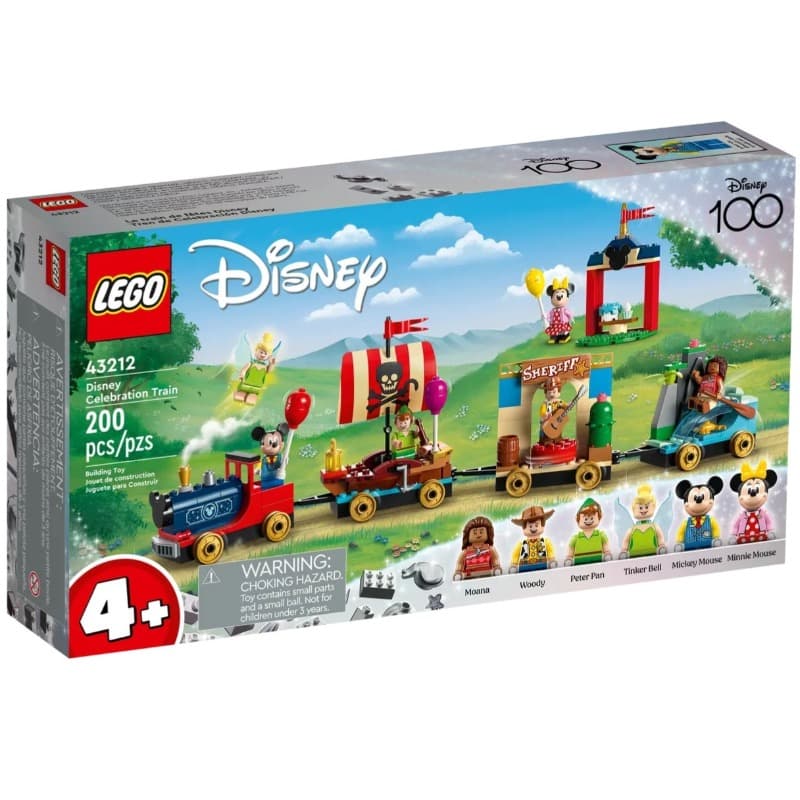LEGO Disney Celebration Train Building Toy Set - 200 Pcs 43212
