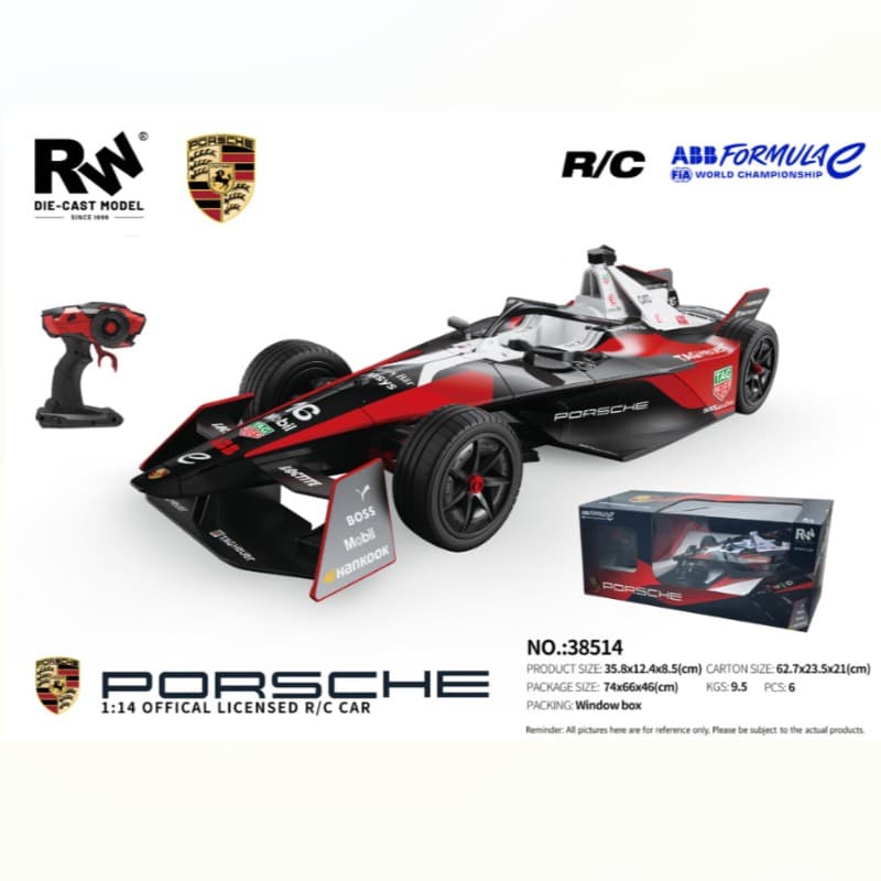 RW Porsche Formula E 1 14 Scale Remote Control Car thumbnail 2