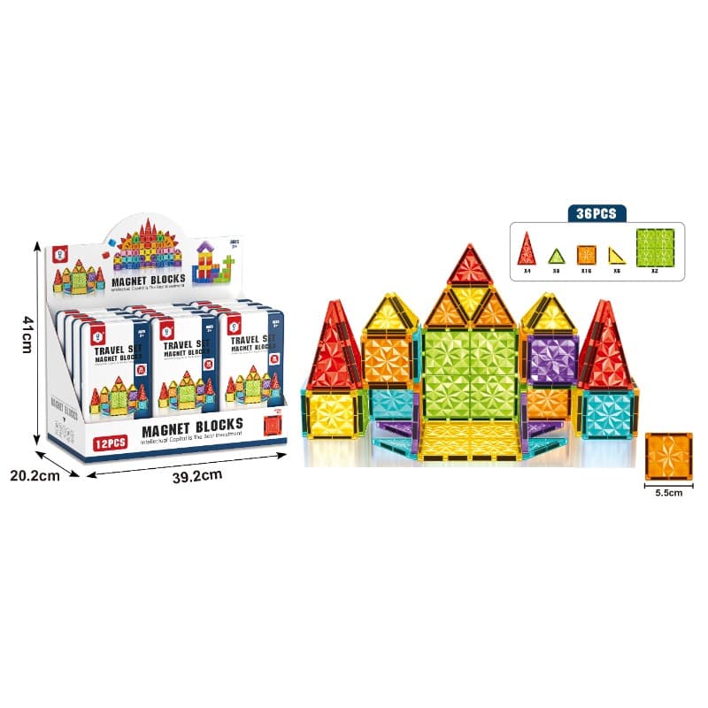 Diamond Travel Magnetic Plates – 36 Pieces