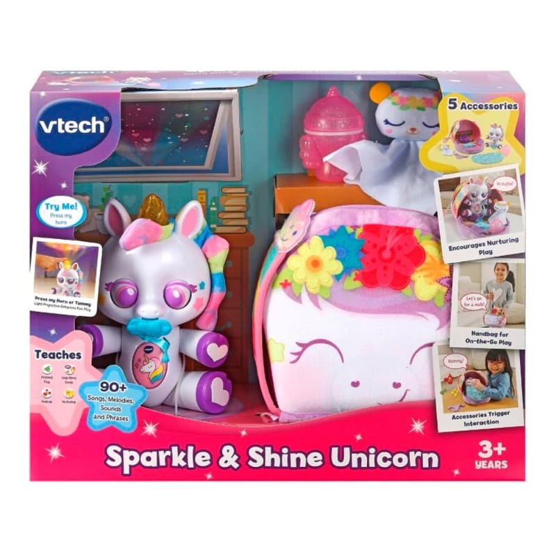 Vtech - Sparkle and Shine Unicorn Signal with Lights and Sounds