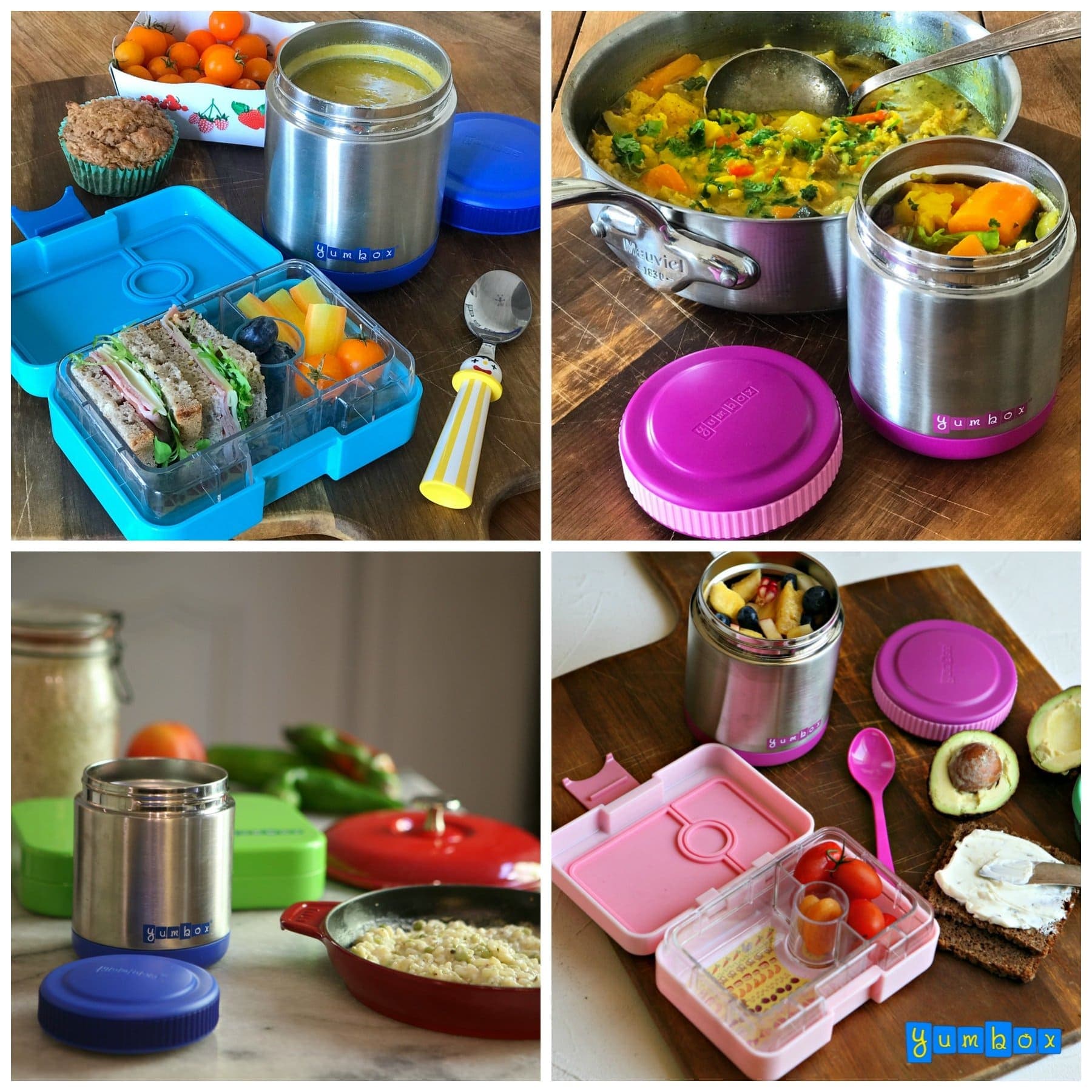 Yumbox - Zuppa Purple Insulated Jar With Spoon and Silicone Band thumbnail 5