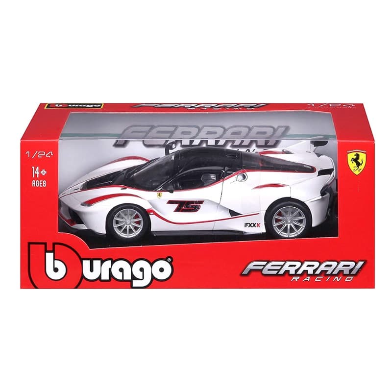 Bburago FU Ferrari FXX K - White And Red thumbnail 2