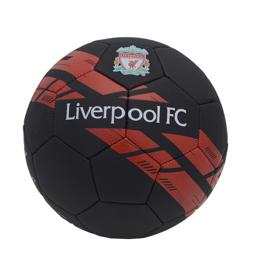 Liverpool FC Football Size 5 - Black and Red