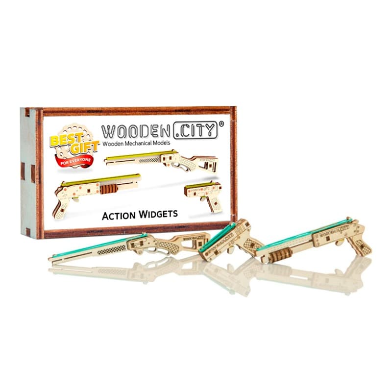 Wooden City Mini Action Set 3D Puzzle